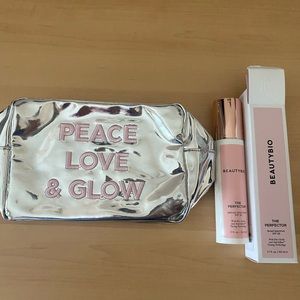 BeautyBio Sunscreen and Makeup Bag
